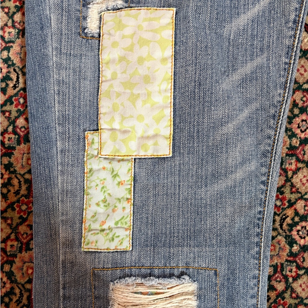 vintage Levi's 513 patchwork bootcut - image 6